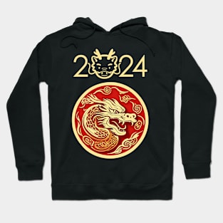 Year Of The Dragon 2024 Zodiac Chinese New Year 2024 Hoodie